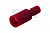 РАЗЪЁМ ШТЕКЕРНЫЙ полностью изолированный штекер - 4мм 0.5-1.5мм² (РШПи-п 1.5-4/РШИп 1,25-4) красный