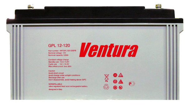 Аккумулятор Ventura GPL 12-120 12 В, 120 А*ч – 42unita.ru