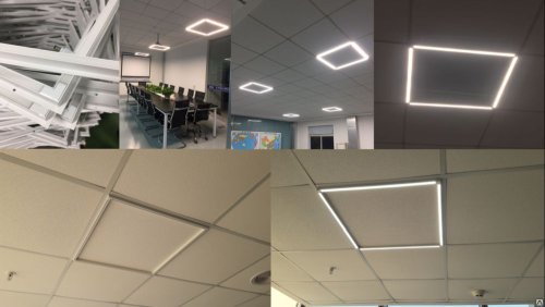 Новый рамочный светильник для потолков Армстронг!