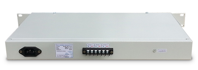 Стоечный блок питания ЭА-БП-150-12-LCD, вид сзади