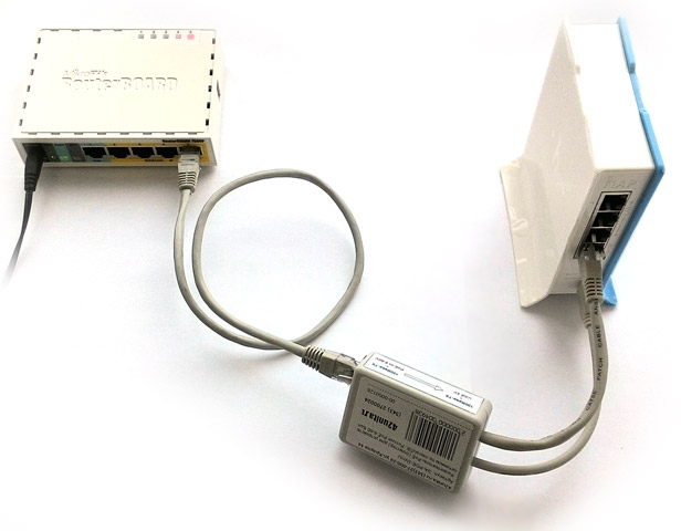 Пример подключения ЭА-POE-5VmU