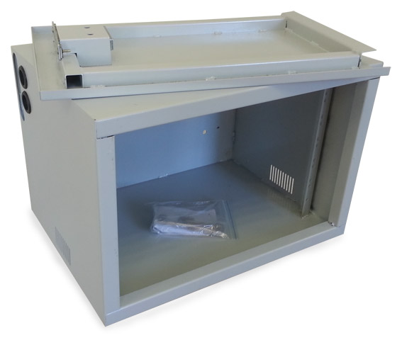 Шкаф антивандальный АШ-6U-52-35-38 со съемной дверцей