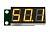 Цифровой встраиваемый вольтметр (индикатор) SVH0043UY-100, 0..99,9В, ультра яркий желтый