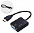 Переходник из HDMI в VGA+аудио черный NEW