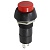 Выключатель-кнопка 250V 1А (2с) ON-OFF красная Micro (PBS-20А) REXANT