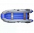 Лодка ПВХ Муссон 3200 моторно-гребная с надувным дном, цвет серо-синий
