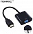 Переходник из HDMI в VGA (без аудио) черный