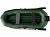 Лодка ПВХ Муссон R 260 НД ТР надувное дно, навесной транец, цвет зеленый
