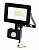 Прожектор LED с датчиком движения 20W 6500К 2400Лм 220V IP65 102*125*55 (руч.рег) VKL