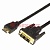 Шнур HDMI - DVI-D gold 2М с фильтрами REXANT