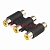 Переходник 3 гнезда RCA - 3 гнезда RCA (тринокль) REXANT