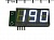 Цифровой встраиваемый амперметр постоянного тока SAH0012UW-200, до 200А (ультра-белый)