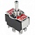 Тумблер 250V 10А (6c) ON-OFF-(ON) двухполюсный (KN-213) REXANT