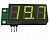Цифровой встраиваемый вольтметр (индикатор) SVH0001G 0..99,9В, зеленый индикатор