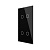 Панель вертикальная для двух сенсорных выключателей Livolo, 4 клавиши (2+2), цвет черный, стекло