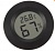 Миниатюрный круглый термометр-гигрометр с встроенным датчиком от -50 до 70 С, черный