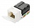 Модуль-вставка NIKOMAX типа KeyStone, Кат.5e, RJ45/8P8C, 110/KRONE, T568A/B, неэкранированный, бел