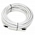Кабельная сборка с разъемами F-male, кабель RG-11U PVC CCS, 20 метров