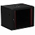 Шкаф 19" настенный 12U 600x600mm черный, дверь стекло без вентилятора (W&T)