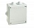 Коробка распределительная 100х100х50 мм с крышкой для открытого монтажа, 6 вводов, IP 55 (ДКС)