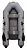 Лодка ПВХ Муссон 2800 СК LIGHT, киль, слань, транец, серая