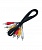Кабель 3 RCA / 3 RCA 1,5 м REXANT