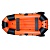 Лодка ПВХ Муссон Н 300 НД надувная гребная, оранжево-черный
