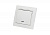 Выключатель 1 клавишный с подсветкой белый СП TANGO 10А, 250В