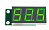 Цифровой встраиваемый вольтметр (индикатор) SVH0043UG-100, 0..99,9В, ультра яркий зелёный